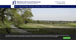 Desktop Screenshot of nethercott-funerals.co.uk